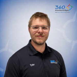 Tyler from 360 Automotive & Repair smiling portrait
